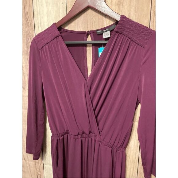 Maggy London small NWT Rayna Knit Jumpsuit Purple - Picture 5 of 9